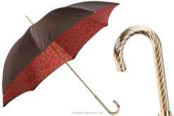 189 21029-21 g2 - esernyő piros zsiráfmintás belsővel, dupla kendővel PASOTTI esernyő | egynemű FPRV420