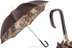 189 58303-16 f38 - barna virágos esernyő, dupla kendő PASOTTI esernyő | nők FPRV379