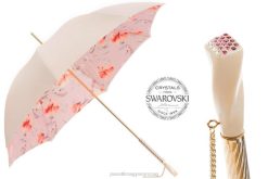 189 5f211-8 s7 - elefántcsont és rózsaszín virágú esernyő PASOTTI esernyő | nők FPRV339