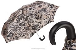 257 50998-44 p - fekete és bézs színű összecsukható esernyő PASOTTI esernyő | nők FPRV597