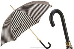 460 21352-1 p - fekete-fehér csíkos esernyő PASOTTI esernyő | nők FPRV462