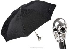 64 pnt w33 - koponyák mintás ezüst koponya esernyő PASOTTI esernyő | férfiak FPRV173