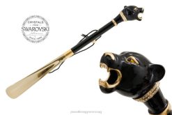 cs k1ne - fekete párduc cipőkanál PASOTTI kiegészítők egynemű FPRV282