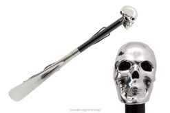 cs w33 - ezüst koponya cipőkanál PASOTTI kiegészítők egynemű FPRV270